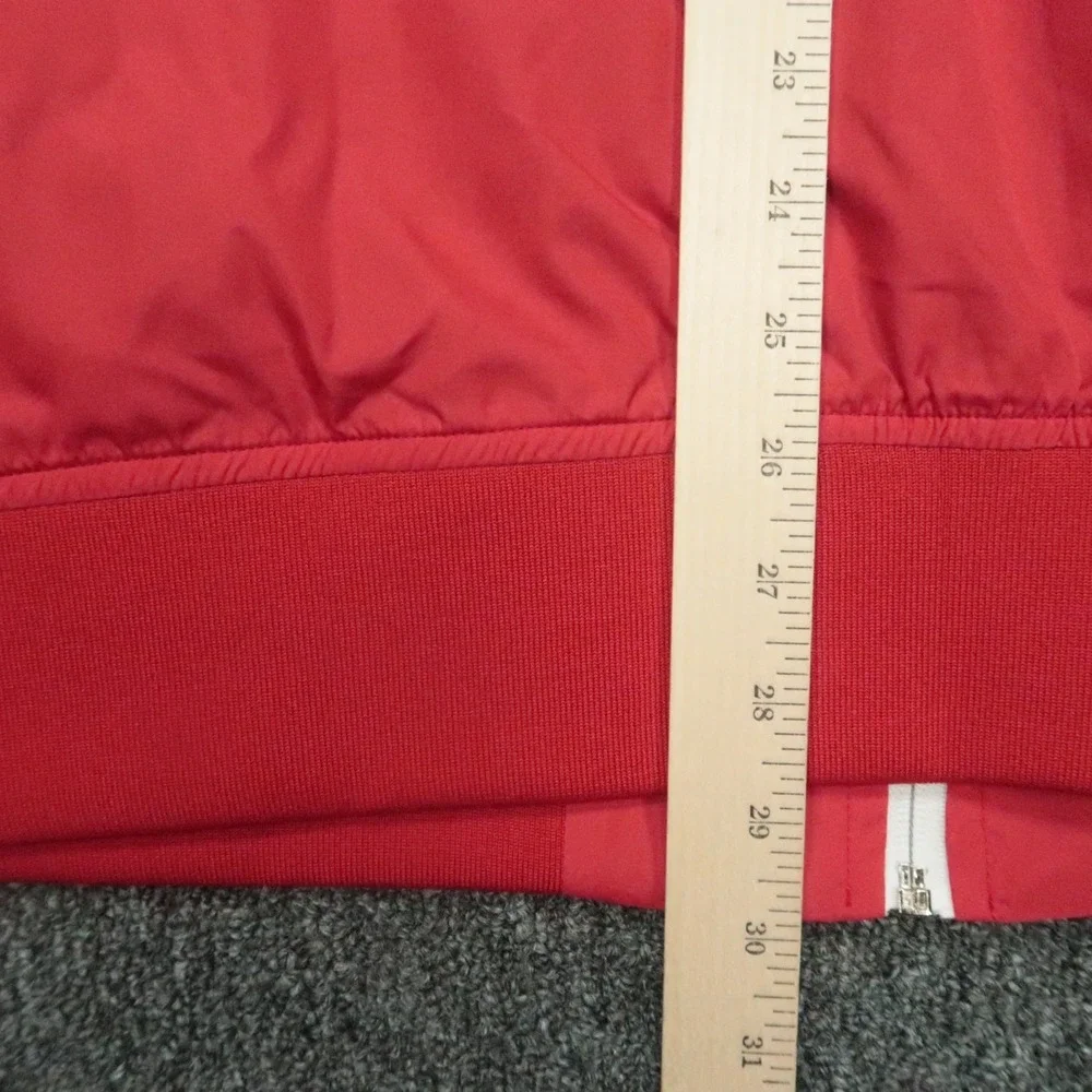 RSVLTS Jacket Mens‎ XL Red Blue Hooded Full Zip Windbreaker Colorblock USA